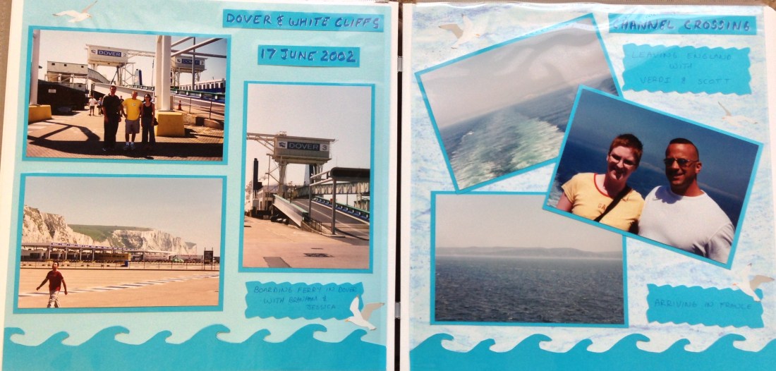 Europe vacation: White Cliffs of Dover and Crossing the Channel