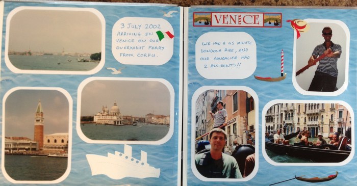 Europe Vacation: Venice - Gondolas