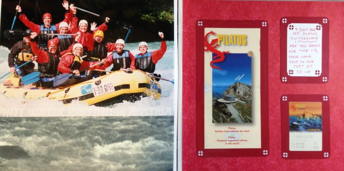 Europe Vacation: White Water Rafting in Austria and Mt Pilatus, Switzerland