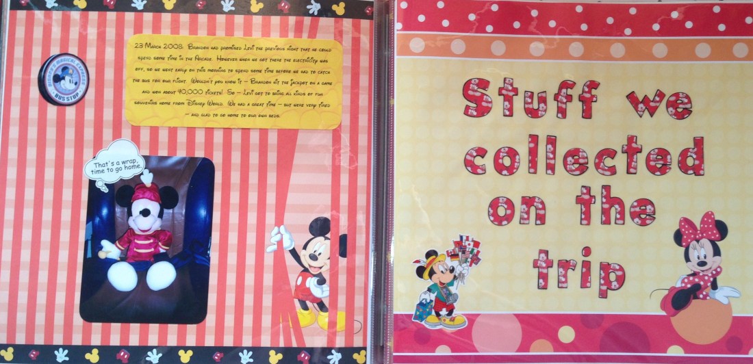 Disney Vacation 2008 - Funny Story and Ephemera