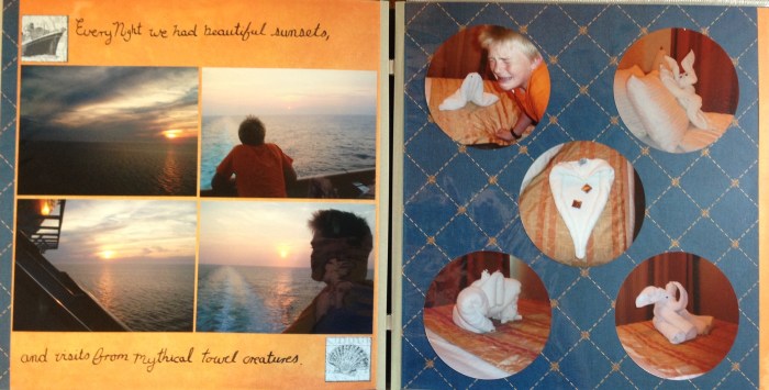 Canada Cruise 2010: Sunsets and Towel Creatures