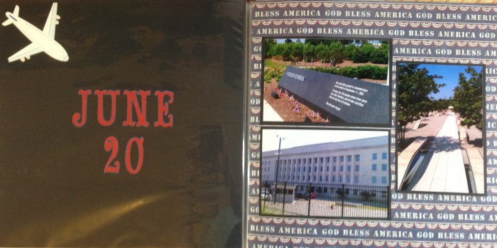 Washington DC 2012: Pentagon 9/11 Memorial