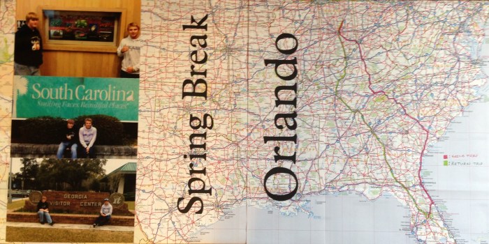 2013: Orlando Spring Break Trip: Getting there