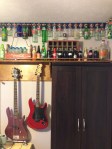 Teen Boy Room: bottle collection, copper, border, coke, guitars, industrial