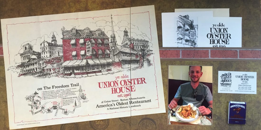2016: Boston - Freedom Trail - Ye Olde Union Oyster House