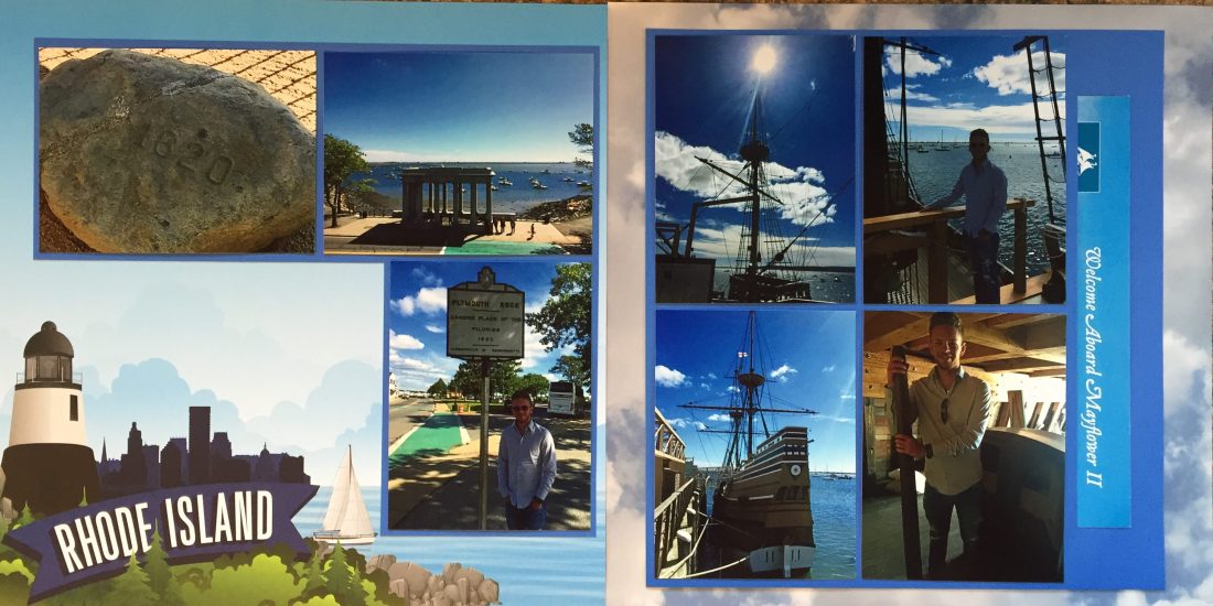 2016: Rhode Island, Plymouth Rock and Mayflower II - version 1