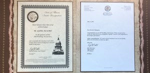 50th Anniversary: Letter from State Senator