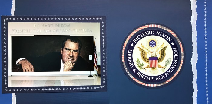 2018: Nixon Presidential Library and Museum - Title Page