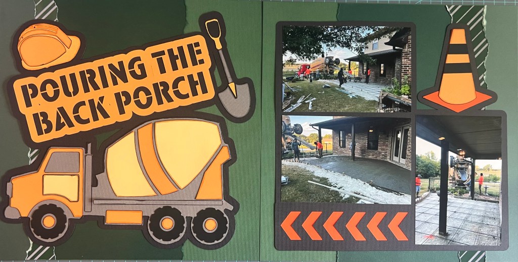 2022: Pouring the New Cement Back Porch