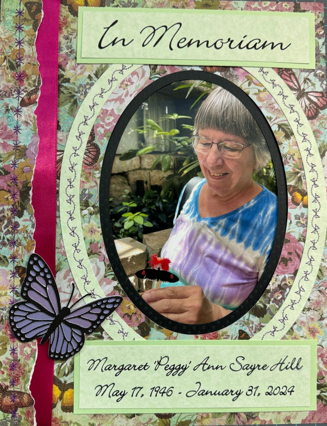 2024: Memorial Title Page - Peggy Hill