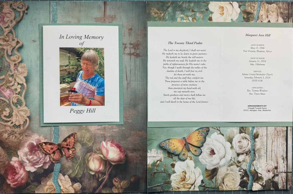 2024: Memorial - Peggy Hill - Program