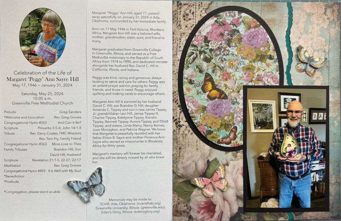 2024: Memorial - Peggy Hill - Second Program and Urn