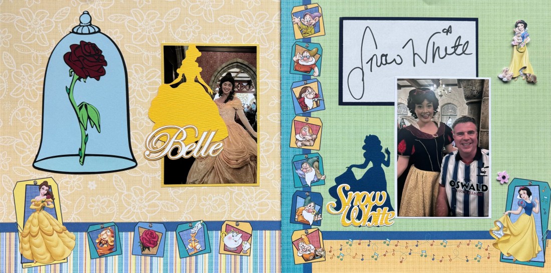 2023: Disney Trip - Epcot - Akershus Royal Banquet Hall - Belle & Snow White