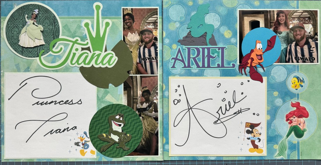 2023: Disney Trip - Epcot - Akershus Royal Banquet Hall - Tiana & Ariel