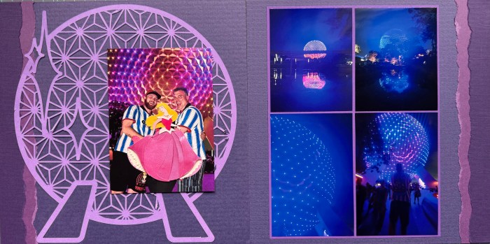 2023: Disney Trip - Epcot - Spaceship Earth - Nighttime