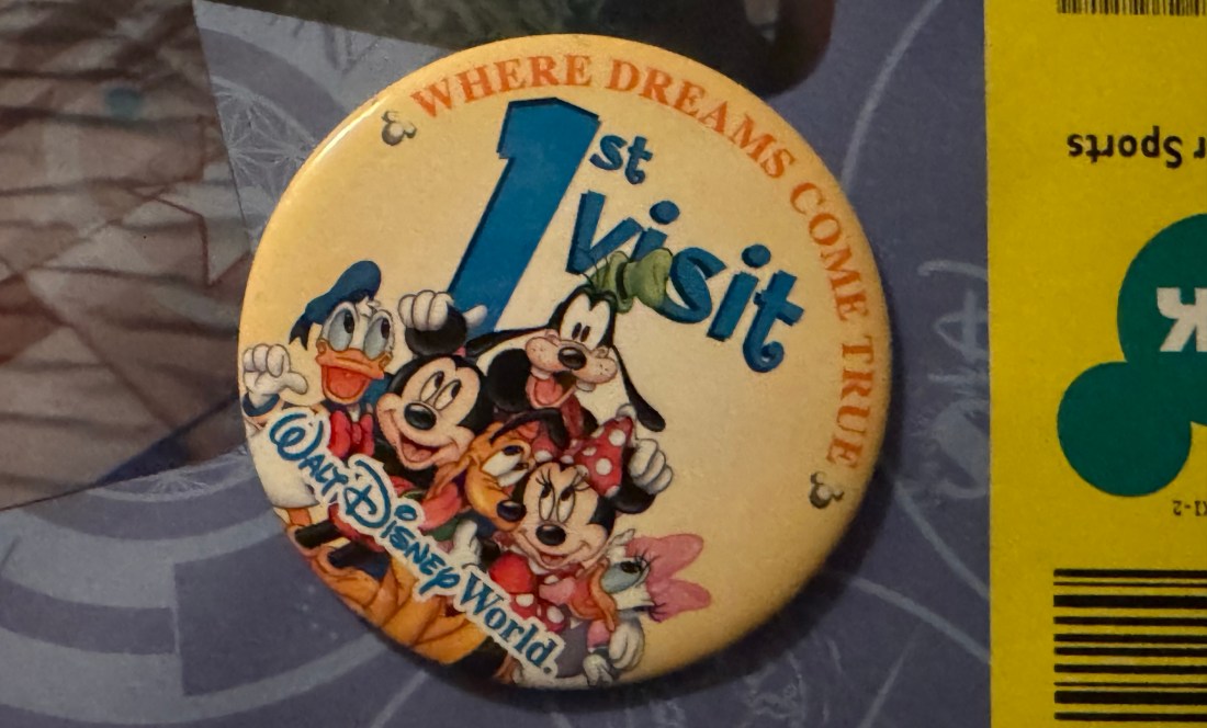 Disney Celebration Button - First Visit